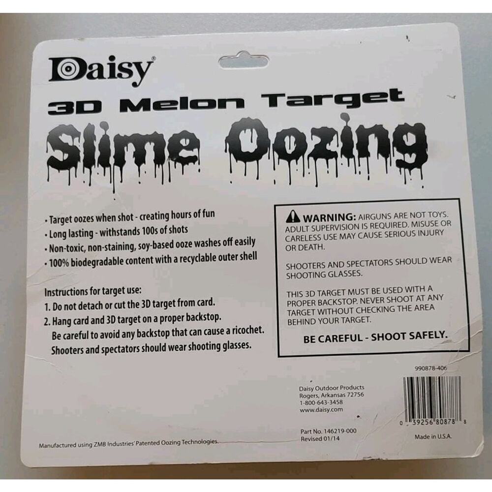 Daisy 3D Melon Target Watermelon Slime Oozing BB Gun Made In The USA - Picture 2 of 4